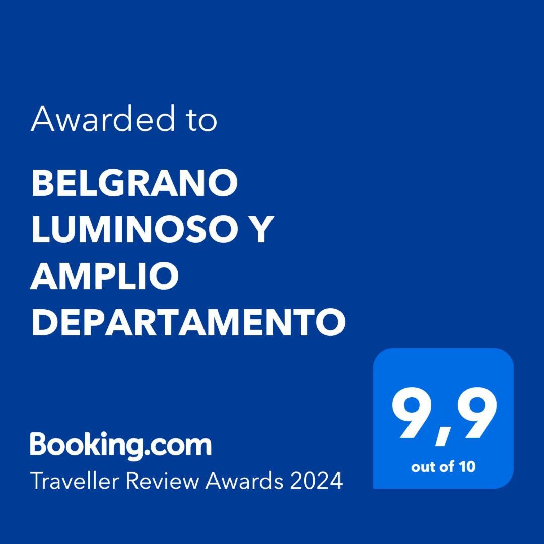 布宜诺斯艾利斯Belgrano Luminoso Y Amplio Departamento公寓 外观 照片